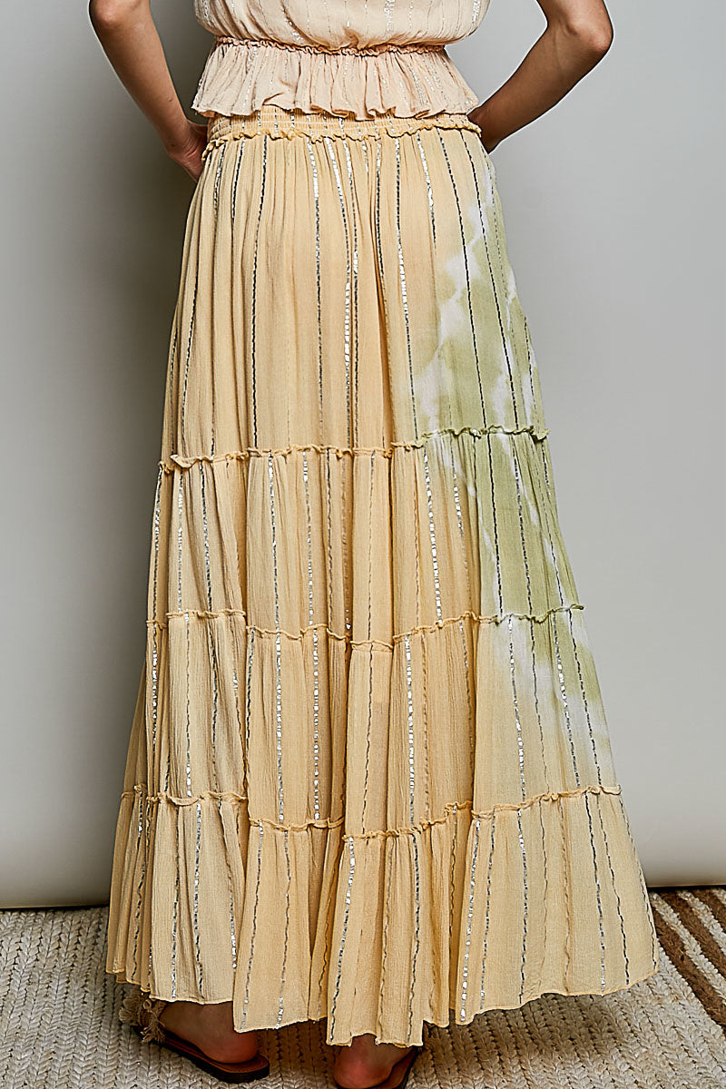 Coral Haze Maxi Skirt (REG)