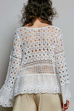 Flowy Feeling Crochet Top in Off White (REG)