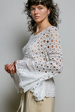 Flowy Feeling Crochet Top in Off White (REG)