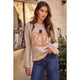 Floral Pumpkin Sweater in Taupe (REG)