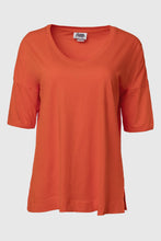 Persimmon Slub V-Neck Tee (REG)