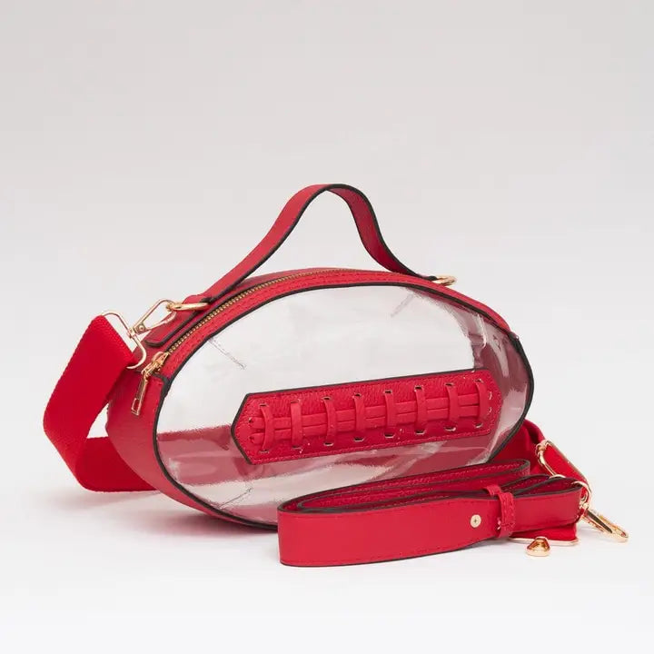 Clear Ohio Football Purse
