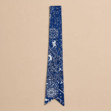 Paisley Print Twilly Scarf