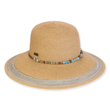 Turquoise Beaded Bucket Hat