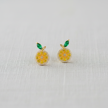 Fruit Zircon Stud Earrings