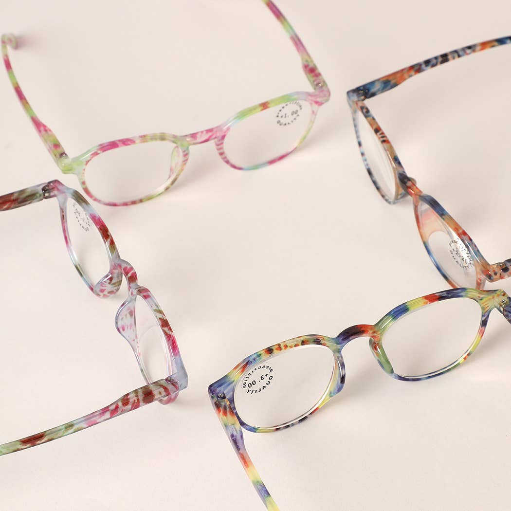 Tie Dye Frame Reading Glasses