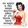An Apple A Day Sticker
