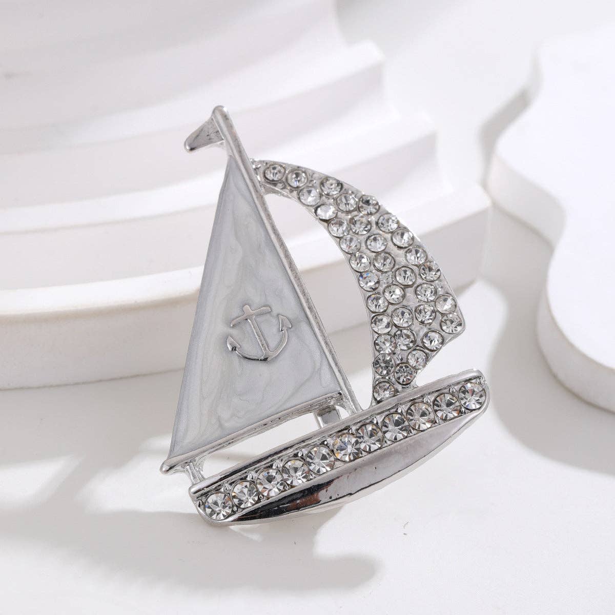 Sailboat Brooch