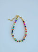 Beaded Charm Bar Bracelet