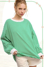 Apple Green Striped Top (REG)