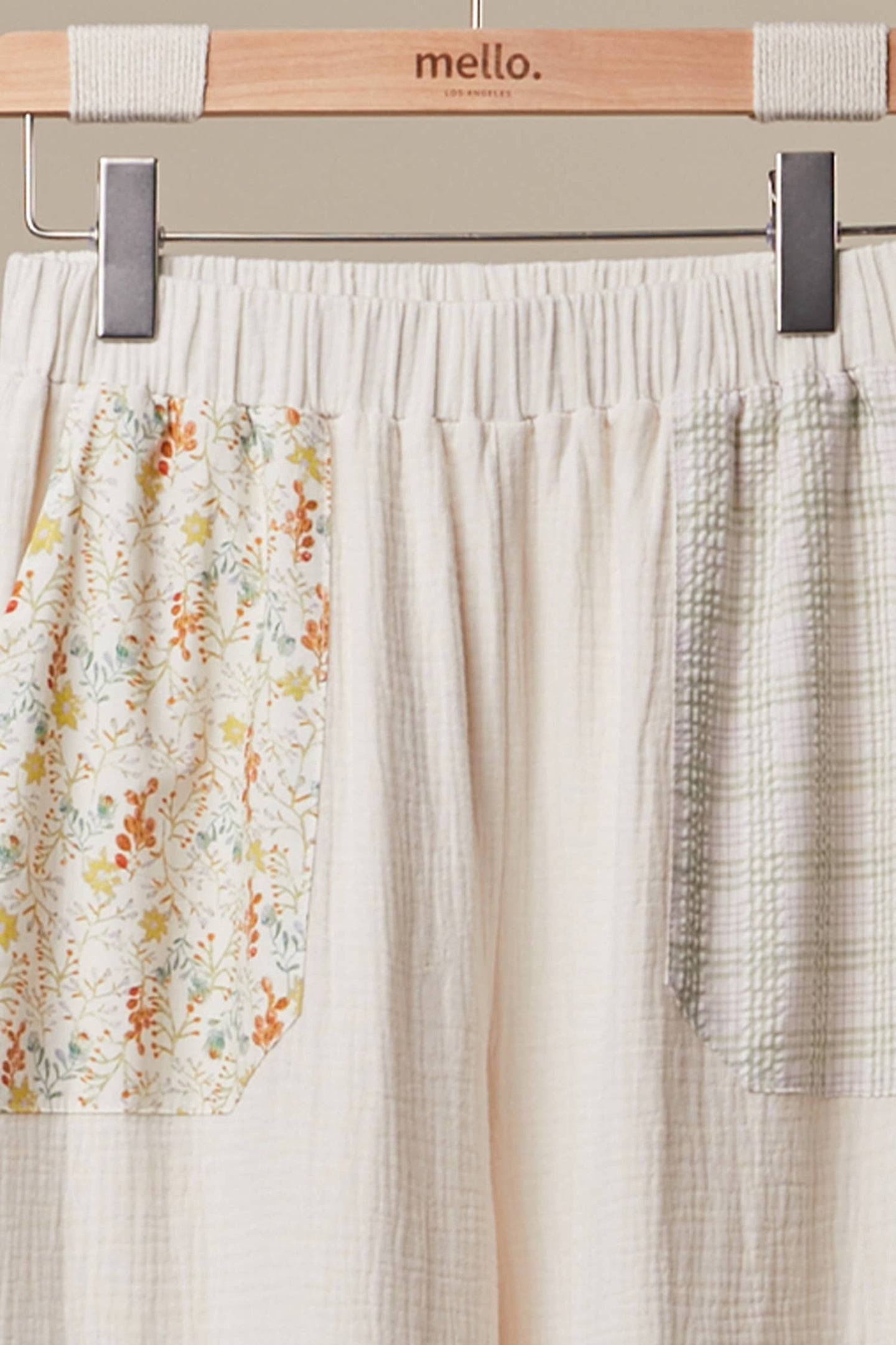 Cottage Patchwork Wide Leg Pants (REG)