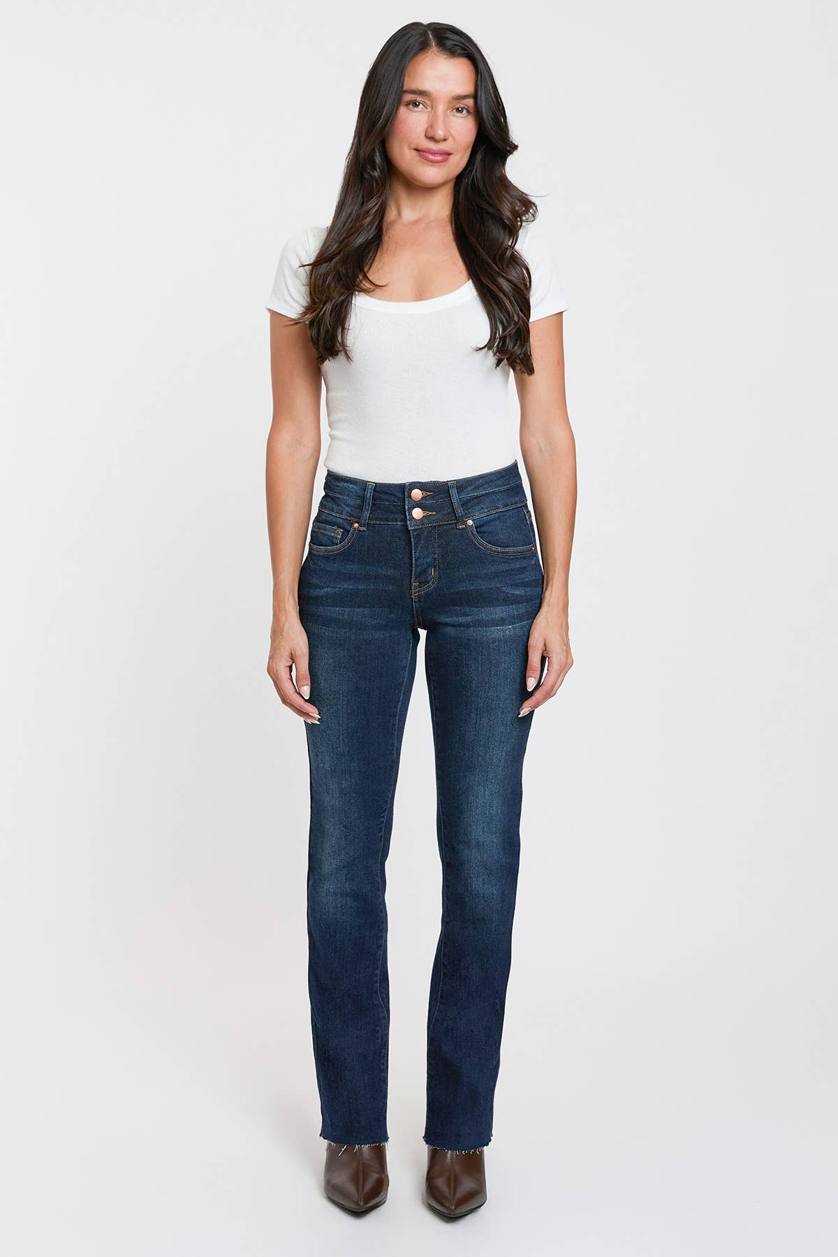 YMI Dark High Rise Bootcut Jeans WP036160 (REG)