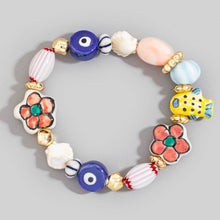 Sea Life Ceramic Beaded Bracelet