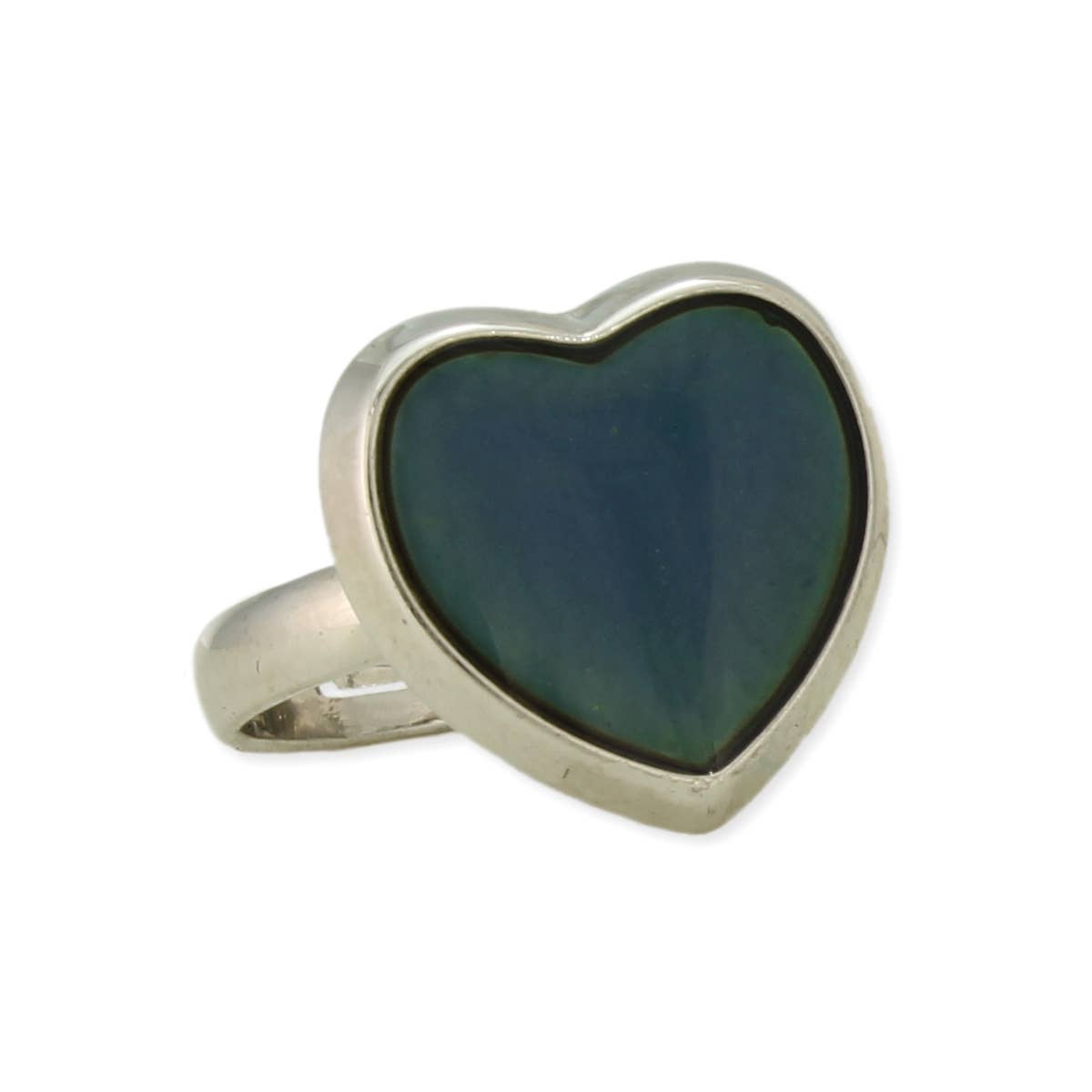 Loving Silver Heart Mood Ring