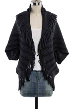 Half Sleeve Fringe Cardigan (REG)
