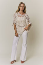 Natural Daisy Crochet Top (REG)
