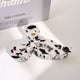 Animal Print Bow Claw Clip