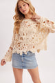 Open Work Crochet Top (REG)