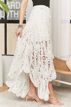 Crochet Lace High Low Skirt (REG)