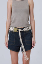 Boho Fringe Braided Belt