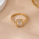 Minimal Crystal Solitaire Ring