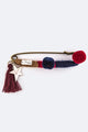 Pom Pom Safety Pin Brooch