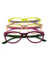 Square Pointed Reading Glasses