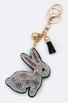 Crystal Bunny Keychain