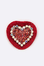 Tassel Heart Brooch