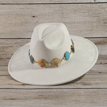 Stone Chain Fedora Hat