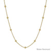 Gold Ball Station Necklace
