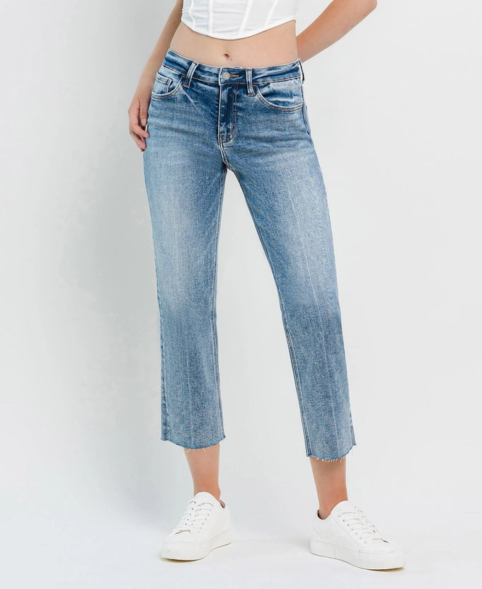 River Dee Cropped Vervet Jeans (T6295)