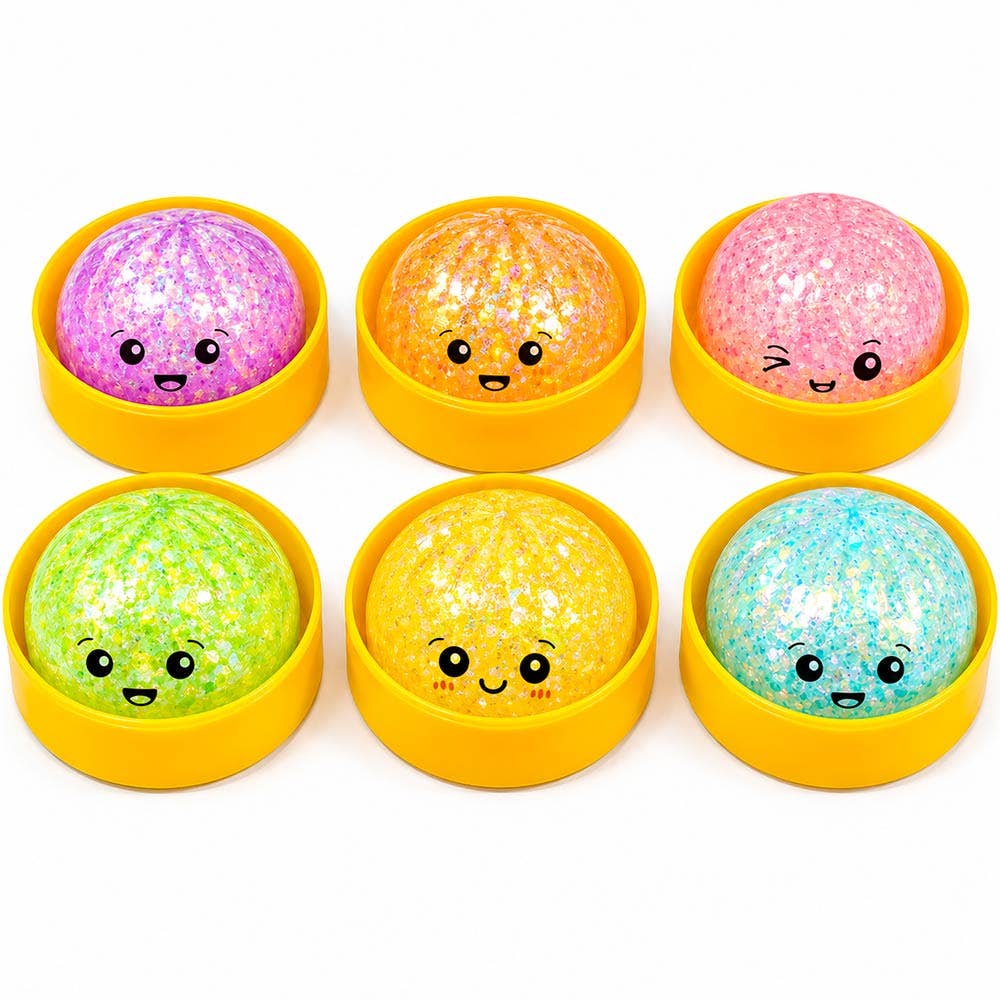 Boba Glitter Dumpling Squishy