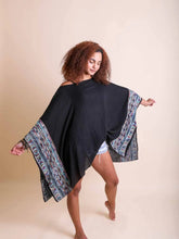 Embroidered Black Kimono (REG)