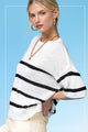 Cookies n Cream Boxy Striped Sweater (REG)