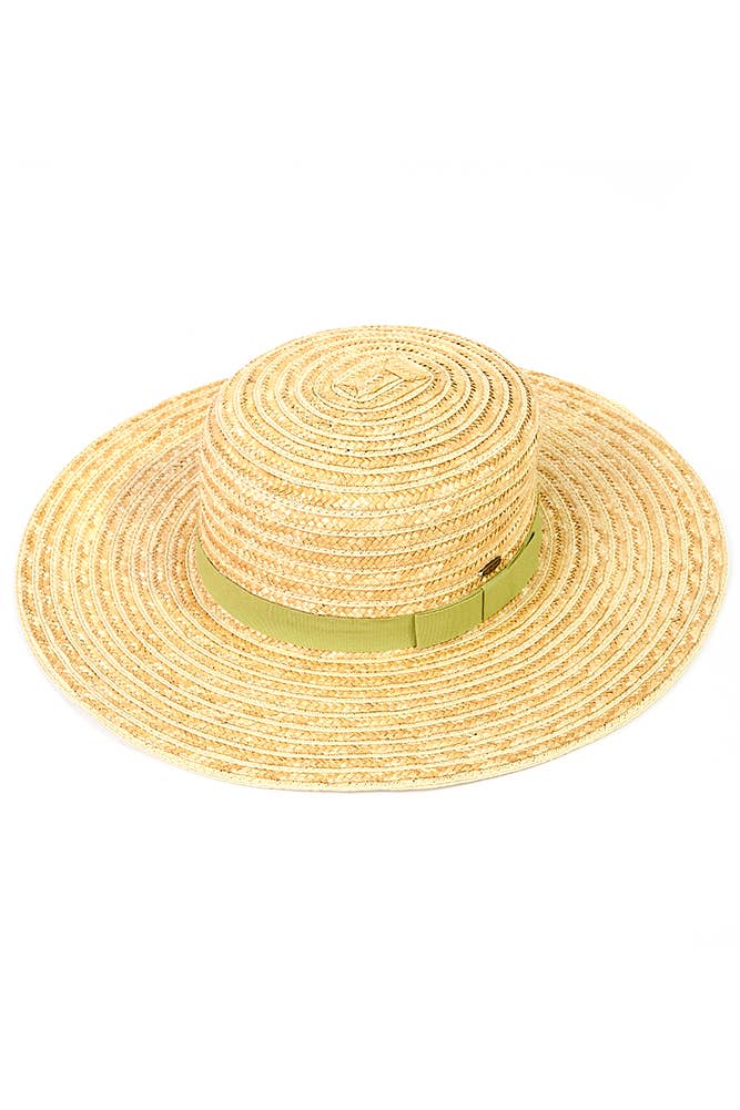 C.C Boater Sunhat w/ Solid Band