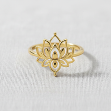 Lotus Openwork Ring