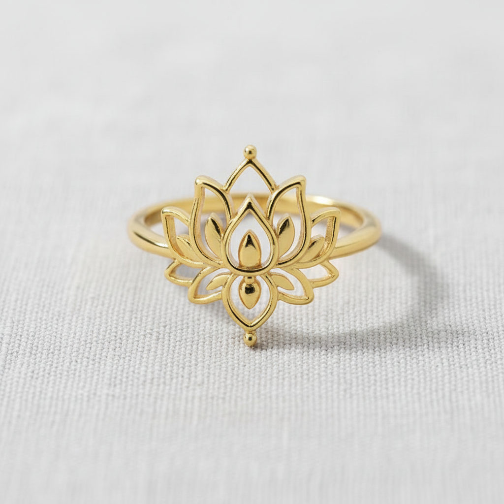 Lotus Openwork Ring