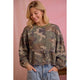 Ruffle Tiered Camo Top (REG)