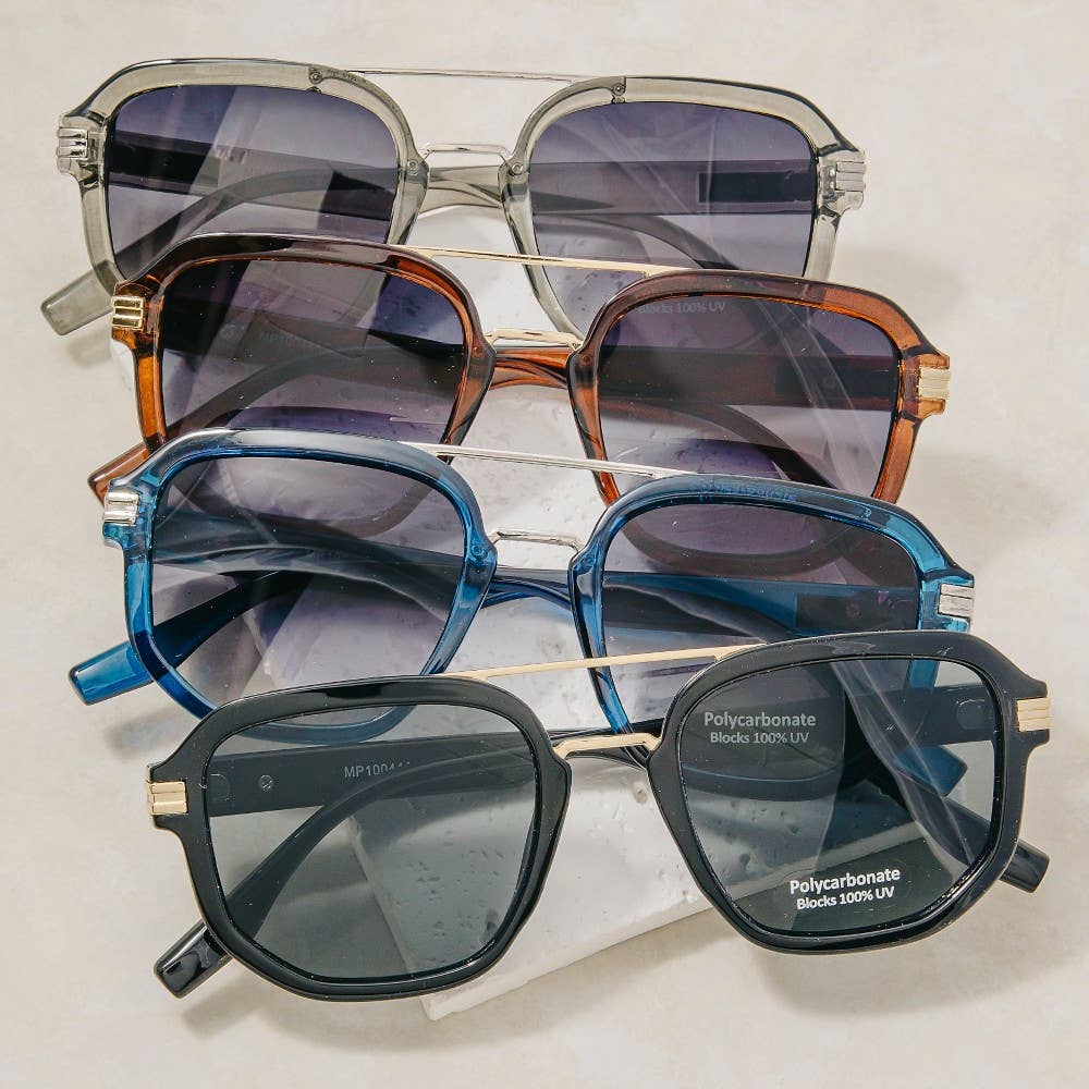 Daring Double Bridge Sunglasses