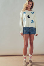 Nautical Anchor Cable Sweater (REG)