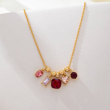 Crystal Cluster Charm Necklace