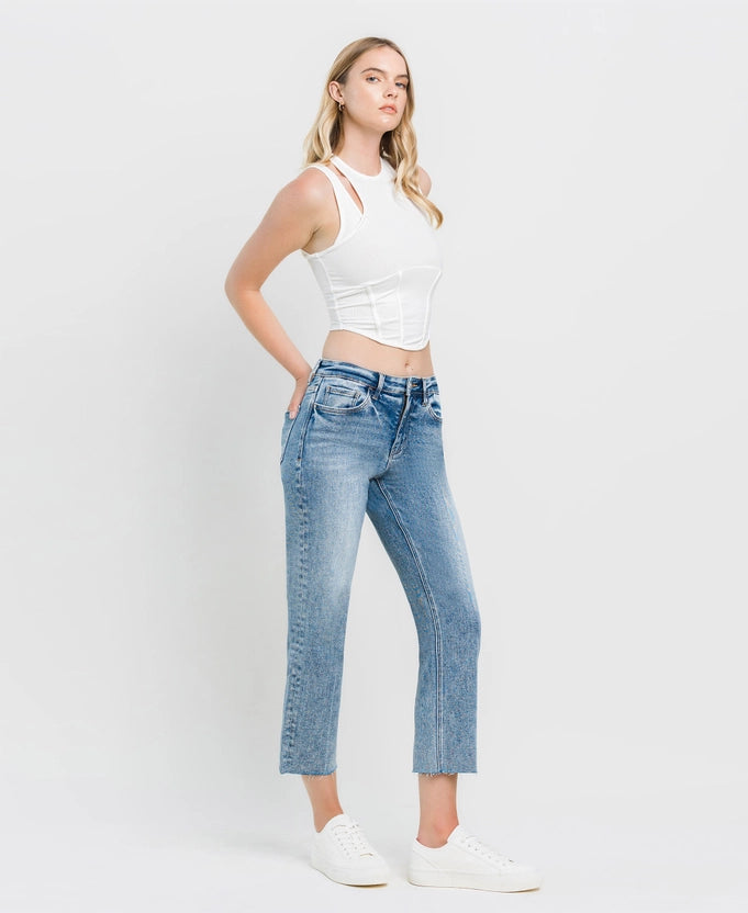 River Dee Cropped Vervet Jeans (T6295)
