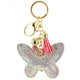 Crystal Butterfly Keychain