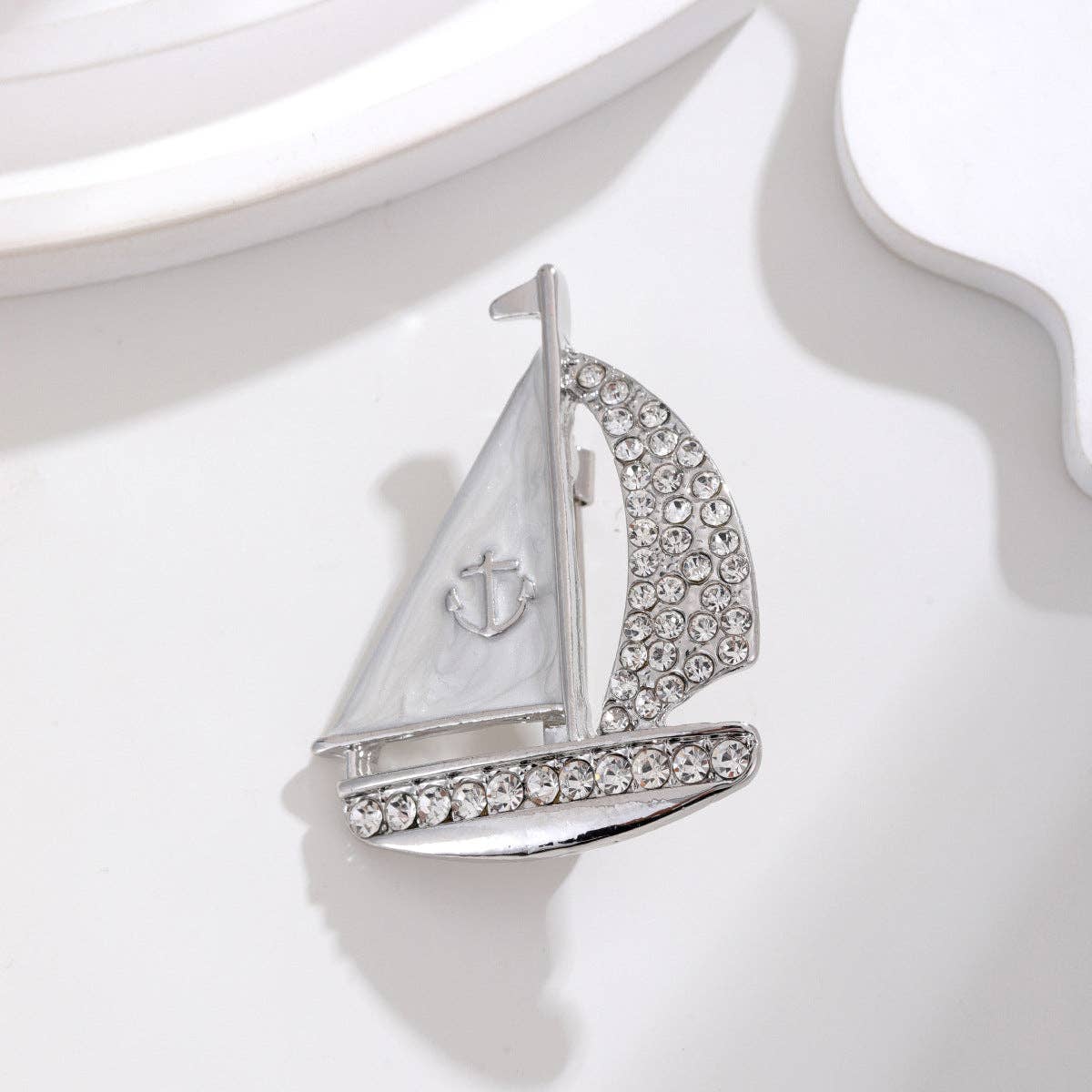 Sailboat Brooch