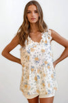 Floral Ruffle Top (REG)
