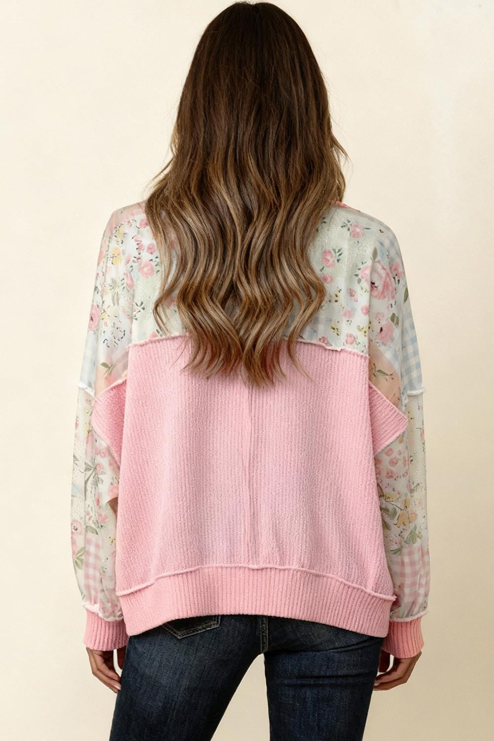 Triangle Floral Patchwork Top (REG)