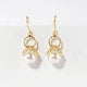 Pearl And Ring Drop Earrings