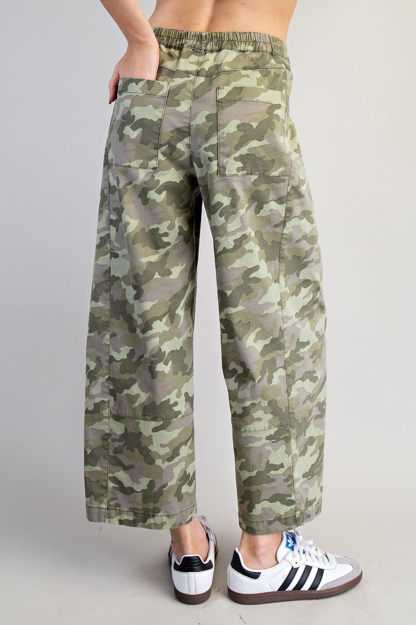 Military Camo Wide Leg Pants (REG)