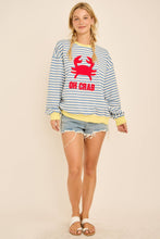 Striped Oh Crab Sweatshirt (REG)